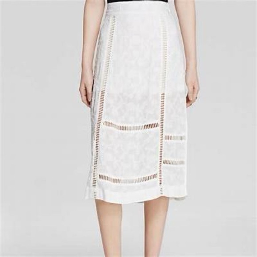 NWT Free People Ivory White Skirt - Size 10